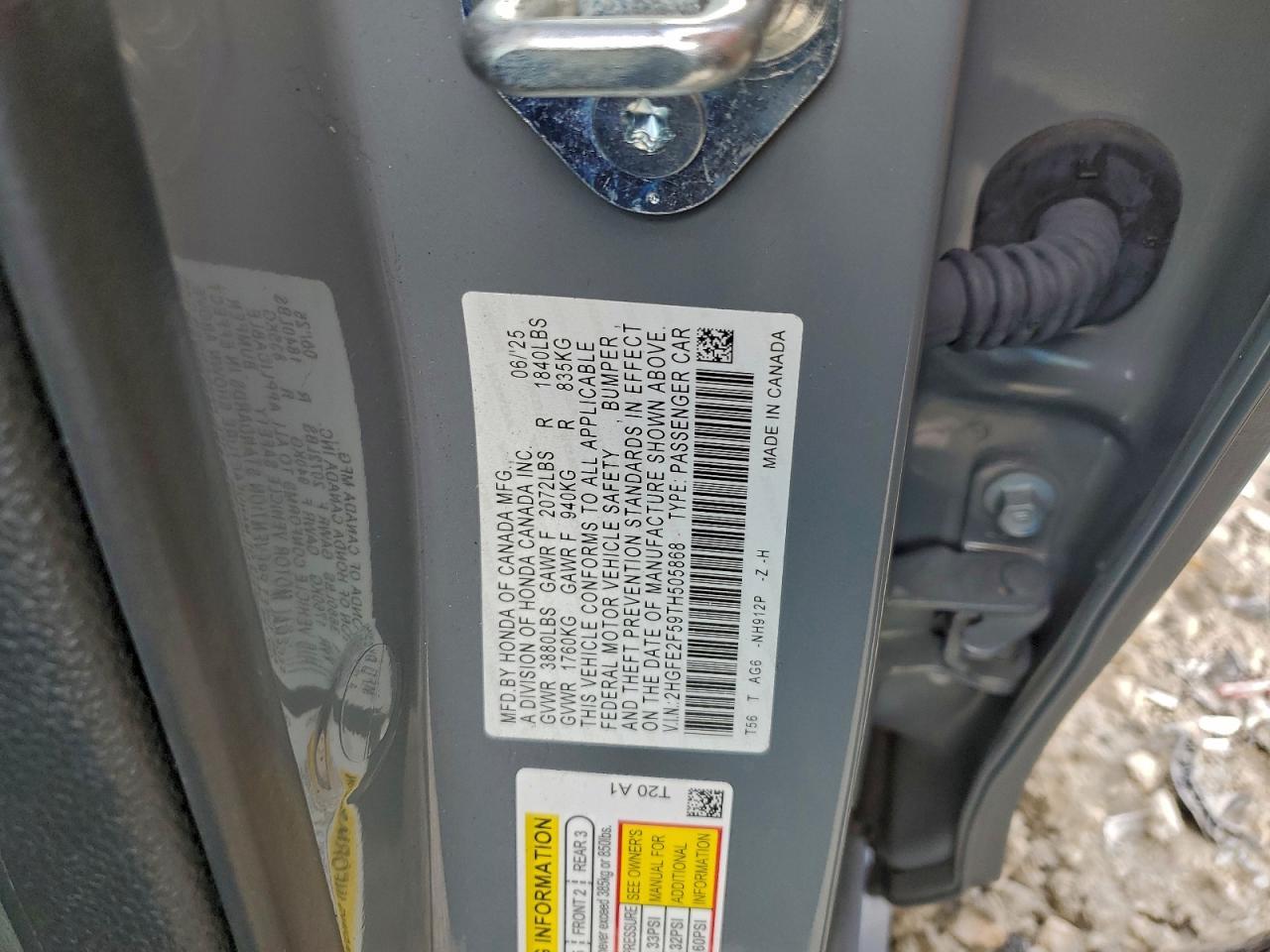 2026 Honda Civic Sport