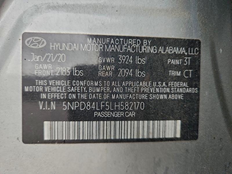 2020 Hyundai Elantra sel