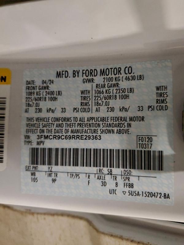 2024 Ford Bronco Sport Outer Banks