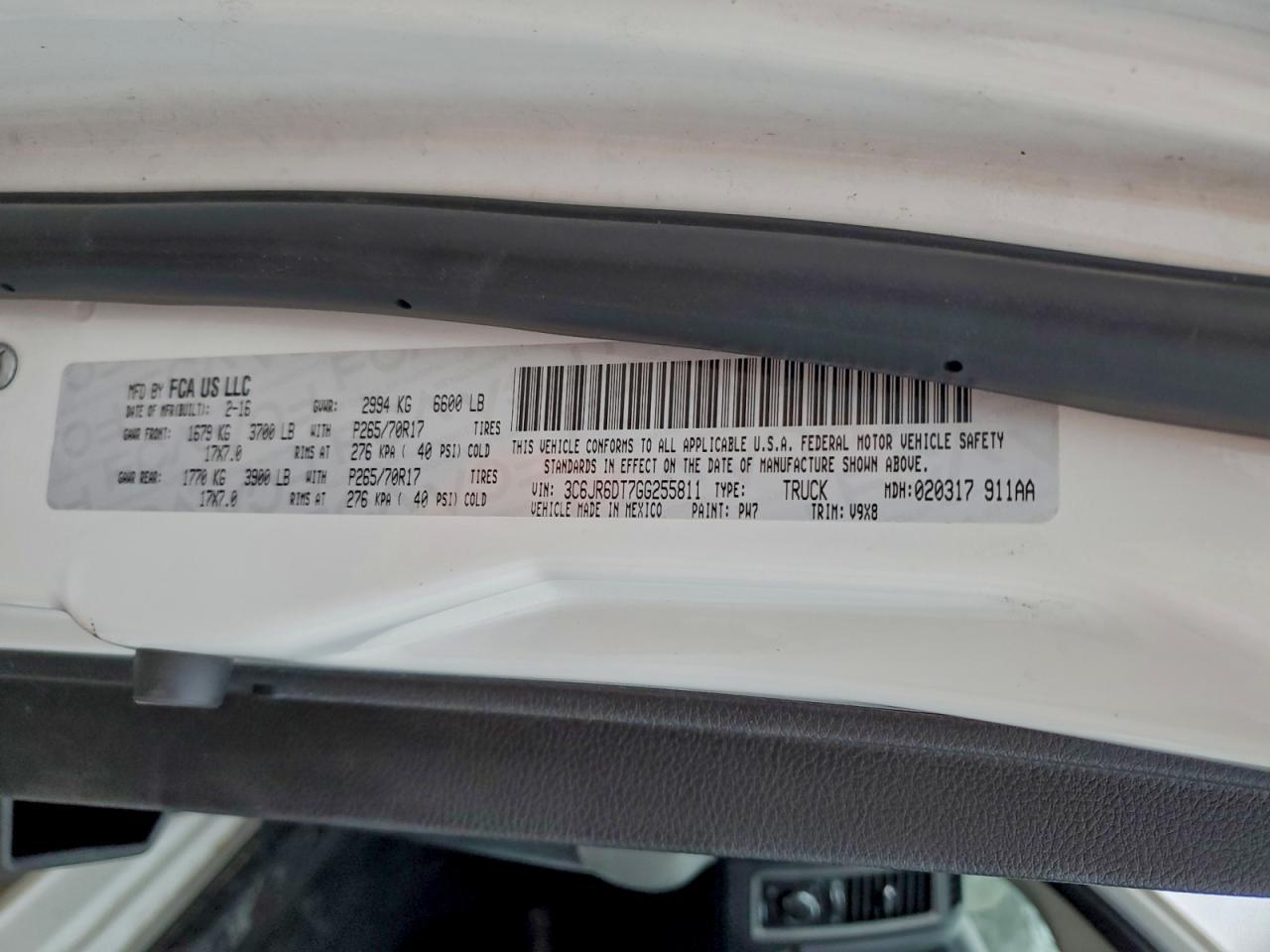 2016 Dodge Ram 1500 st