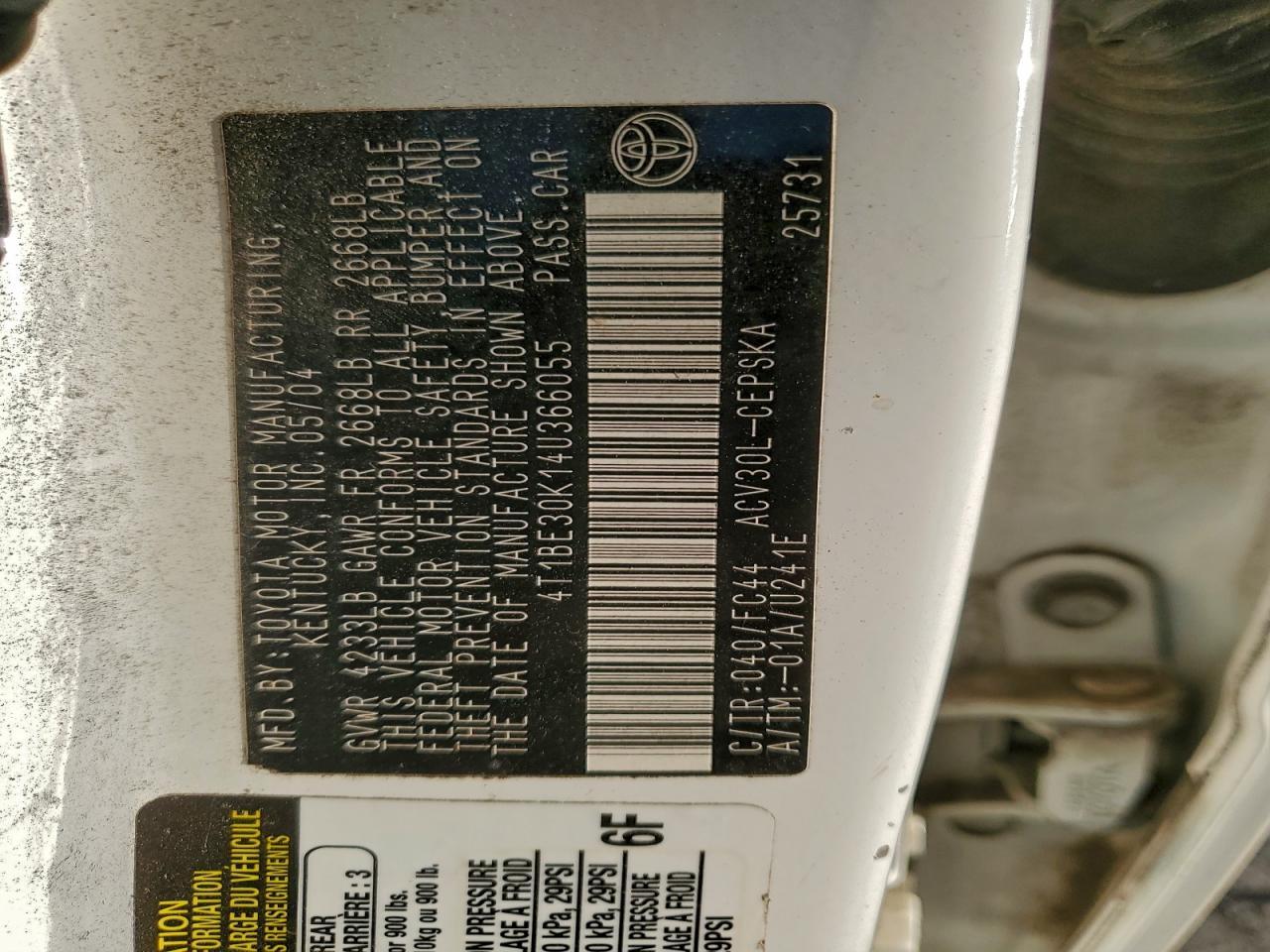 2004 Toyota Camry