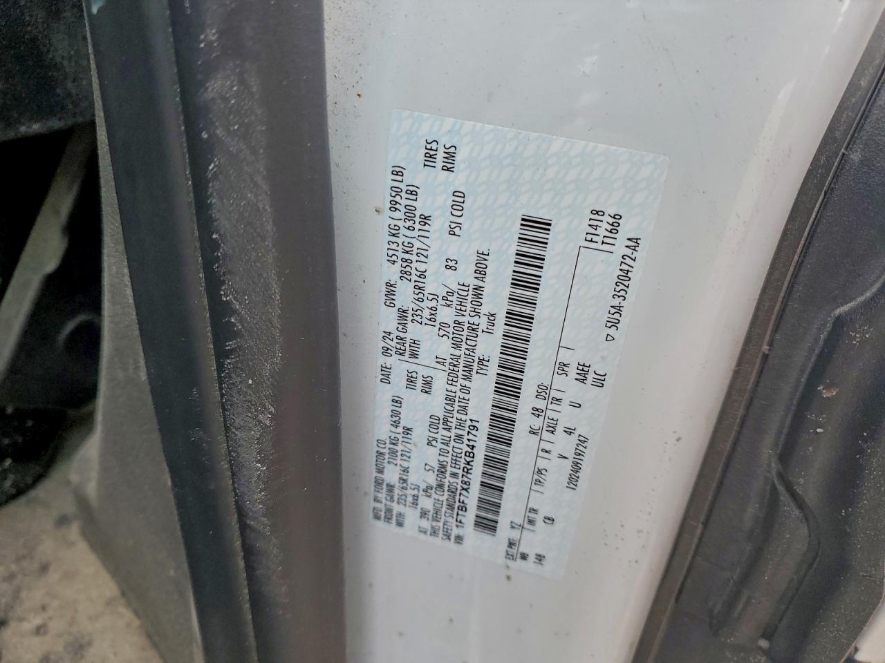 2024 Ford Transit T-350 Delivery Van