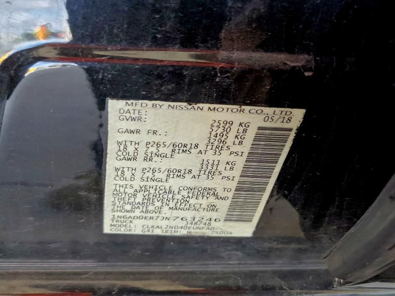 2018 Nissan Frontier s