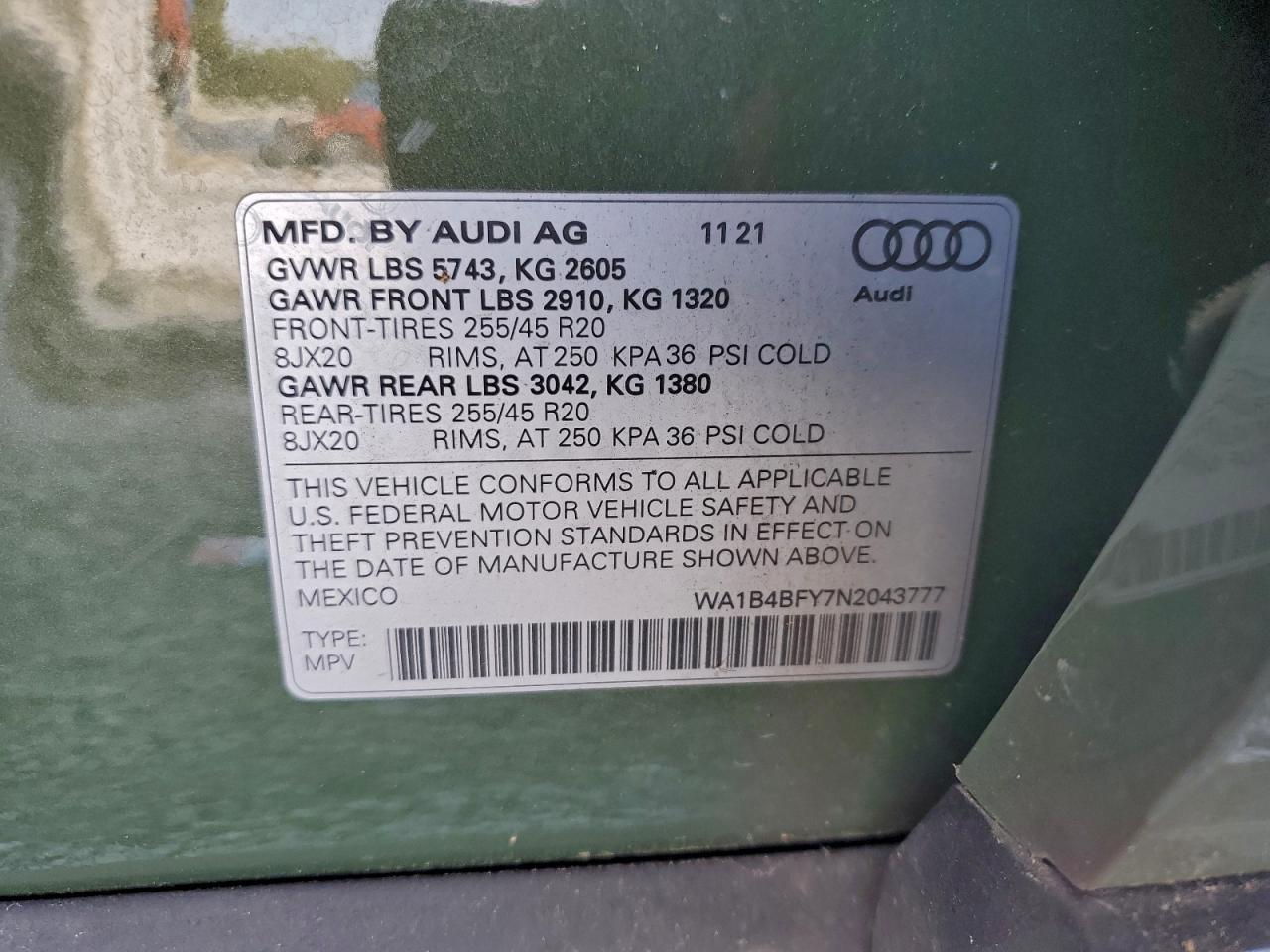 2022 Audi SQ5 Premium Plus