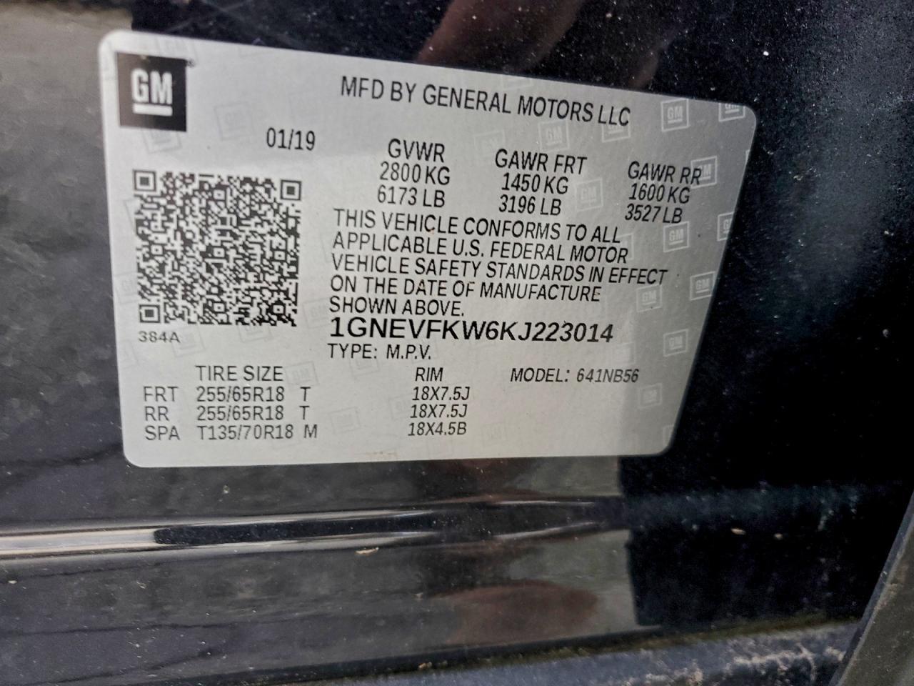 2019 Chevrolet Traverse ls