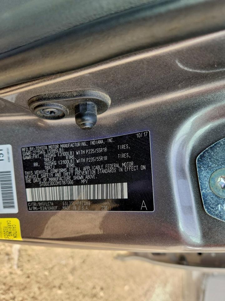 2017 Toyota Sienna xle