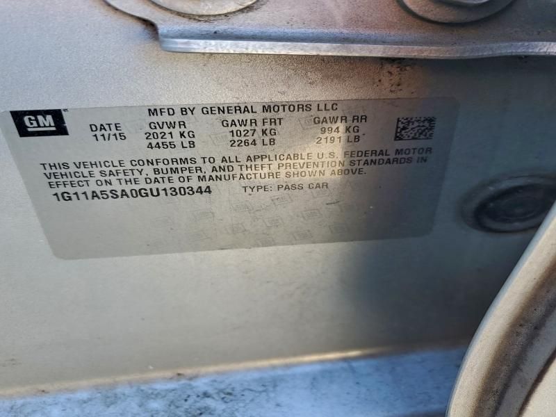 2016 Chevrolet Malibu Limited ls