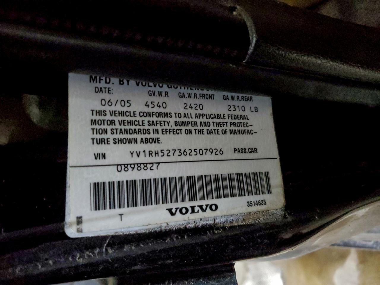 2006 Volvo S60 r