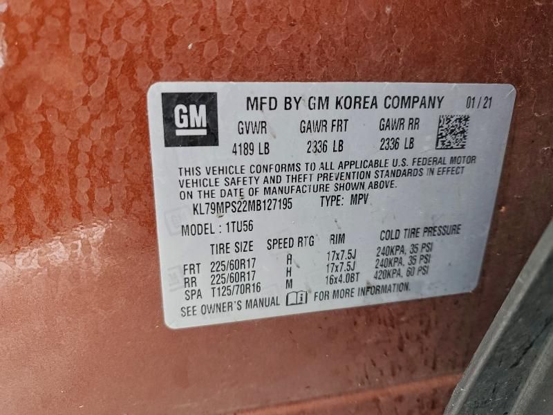 2021 Chevrolet Trailblazer lt