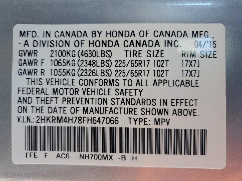 2015 Honda Cr-v exl
