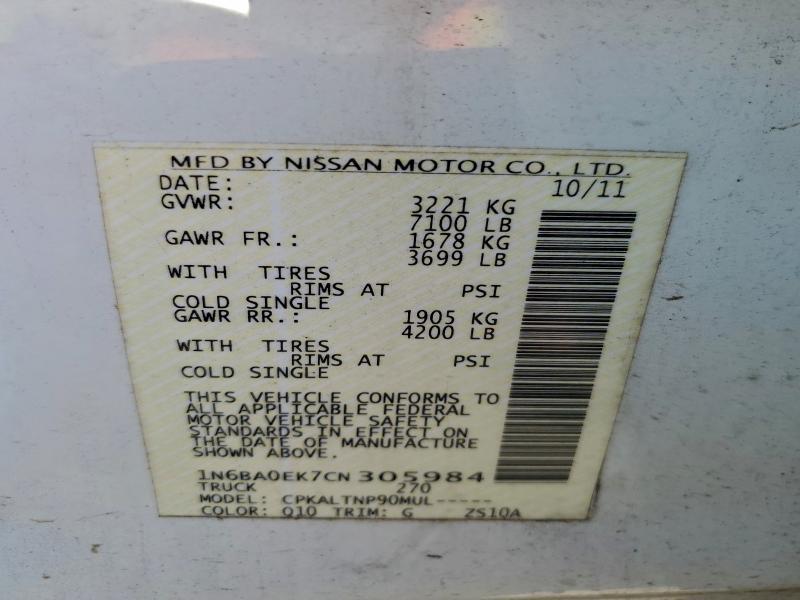 2012 Nissan Titan s