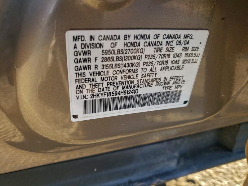 2004 Honda Pilot exl