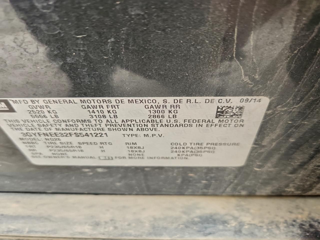 2015 Cadillac Srx Luxury Collection