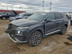 Hyundai salvage cars for sale: 2021 Hyundai Santa fe Limited