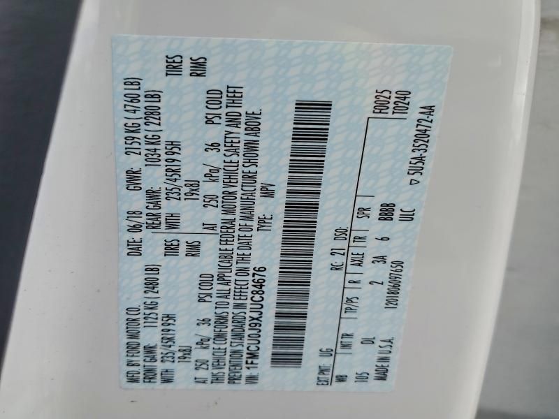 2018 Ford Escape Titanium