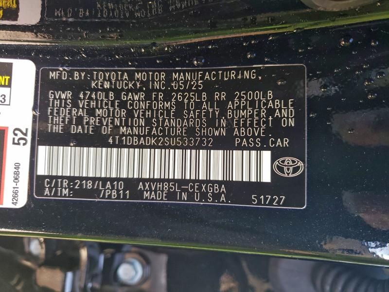 2025 Toyota Camry xse