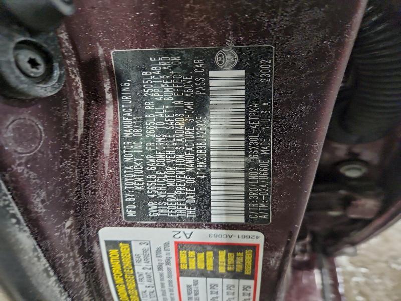 2011 Toyota Avalon Base