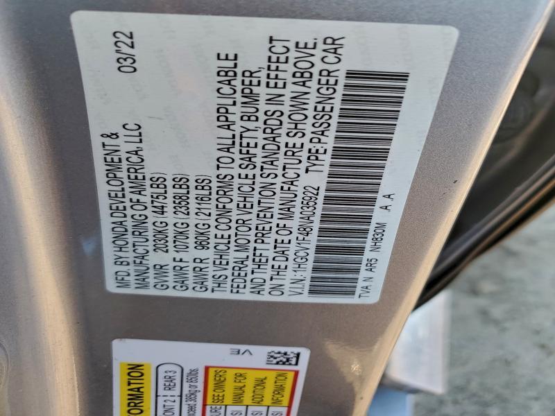 2022 Honda Accord Sport se