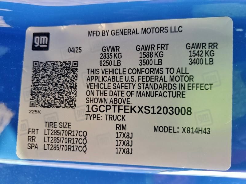 2025 Chevrolet Colorado ZR2