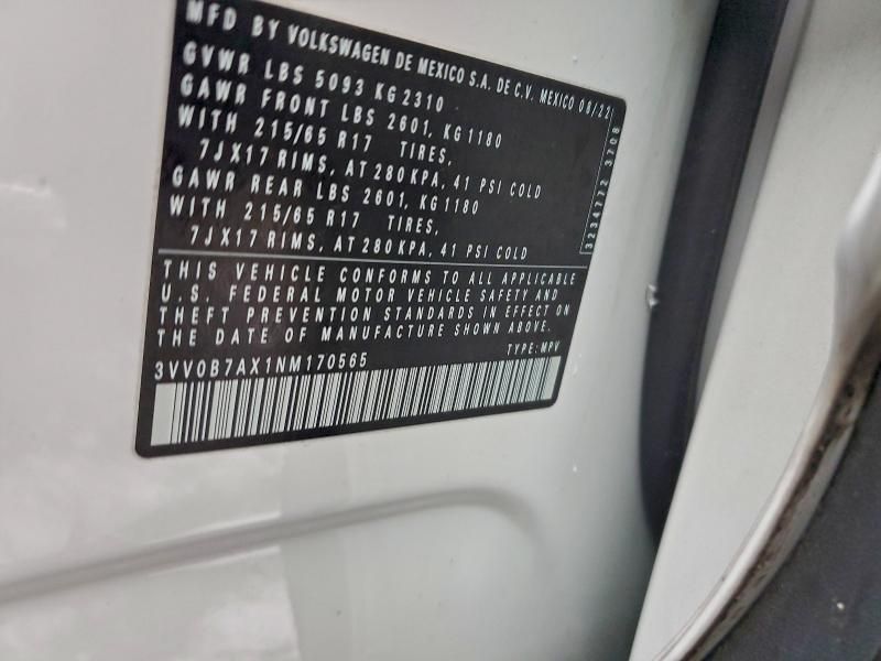 2022 Volkswagen Tiguan s