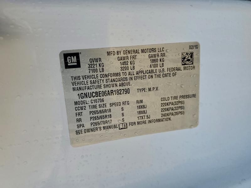 2010 Chevrolet Tahoe C1500 lt