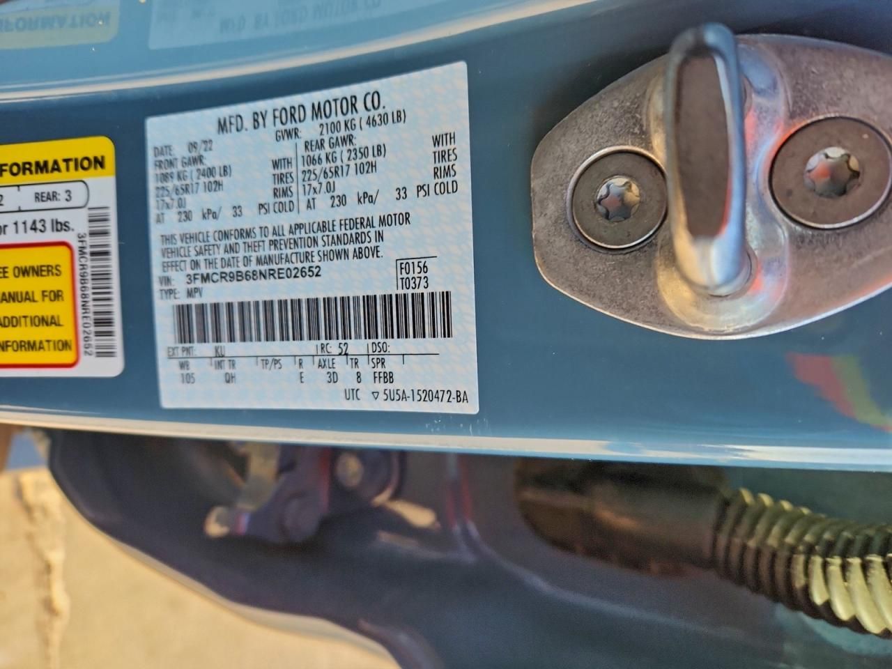 2022 Ford Bronco Sport big Bend