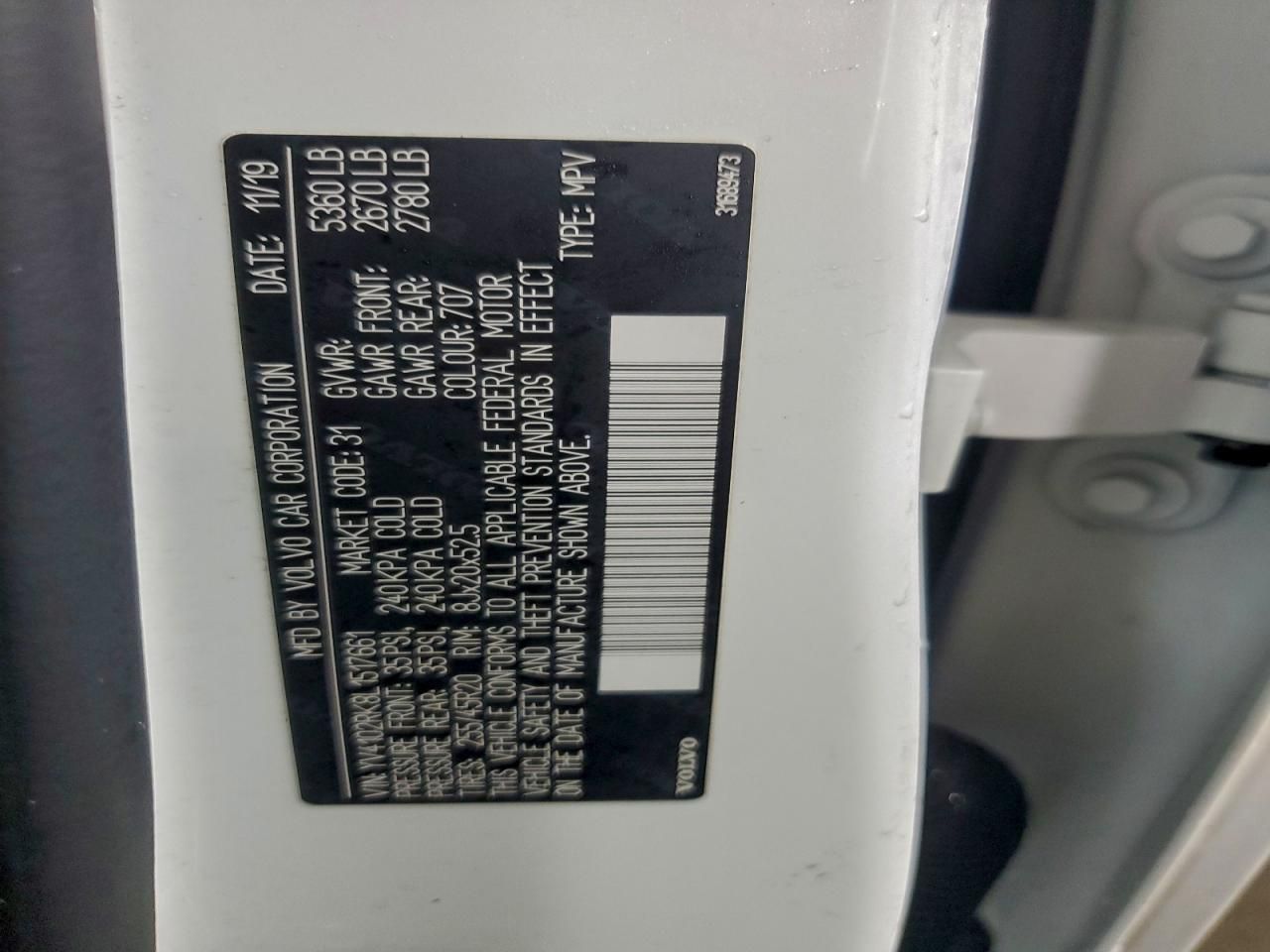 2020 Volvo Xc60 T5 Momentum