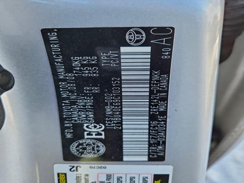 2009 Toyota Corolla Base