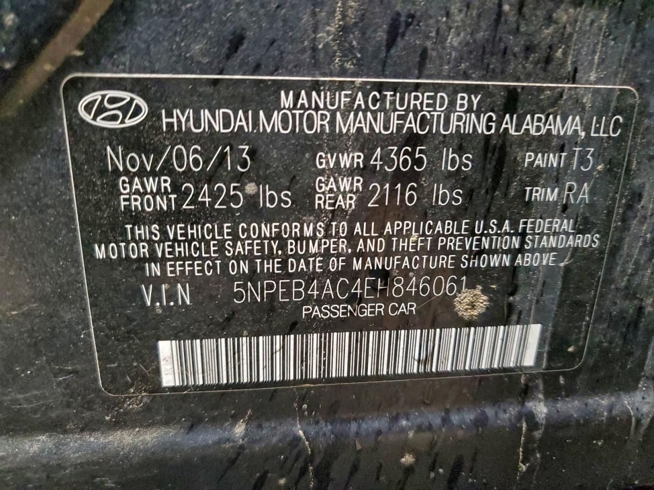 2014 Hyundai Sonata gls