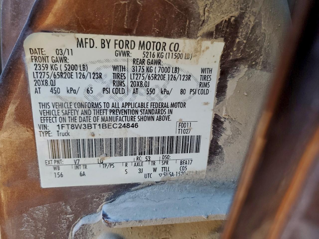 2011 Ford F350 Super Duty