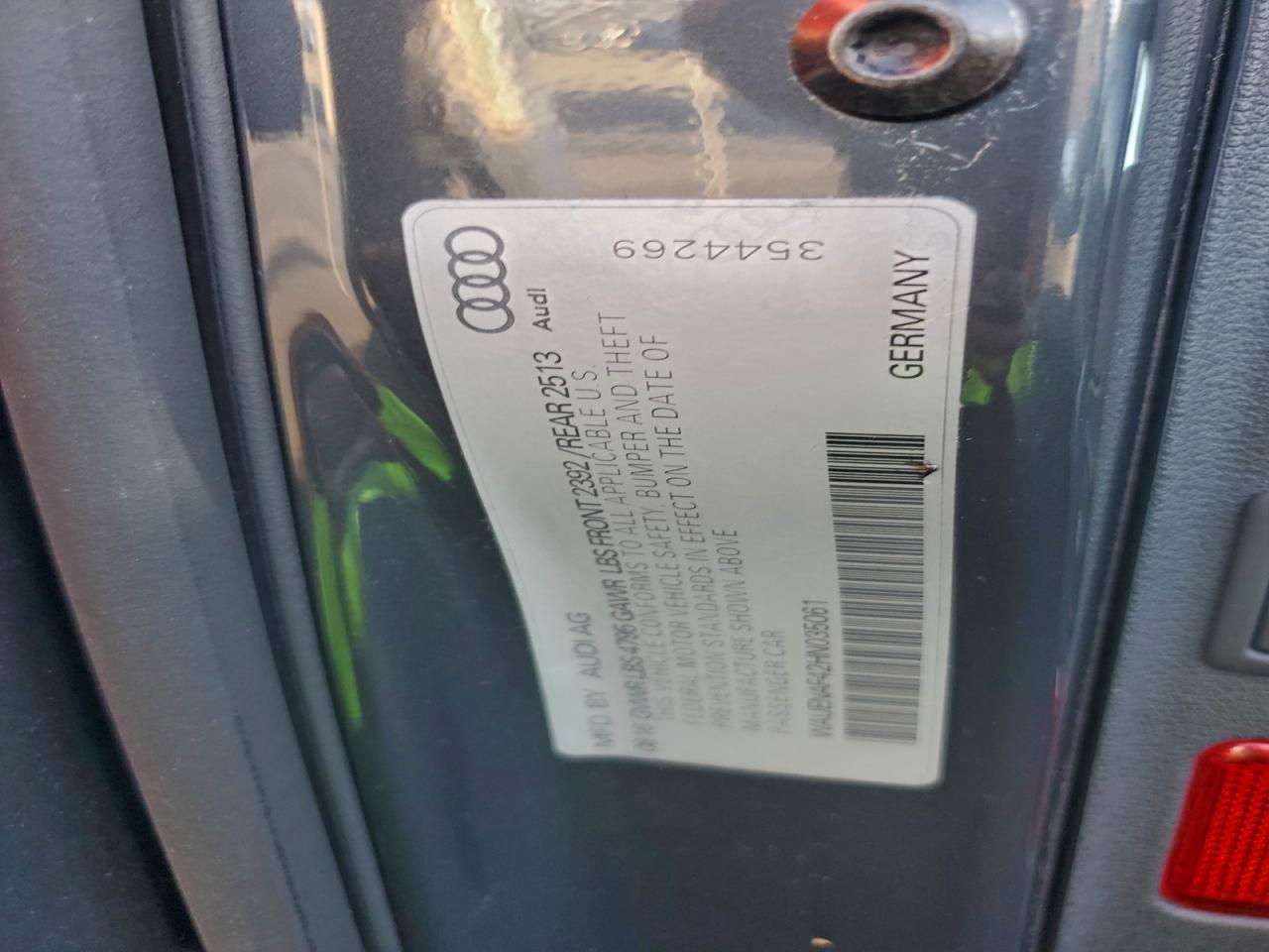 2017 Audi A4 Premium Plus