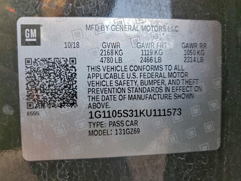 2019 Chevrolet Impala Premier