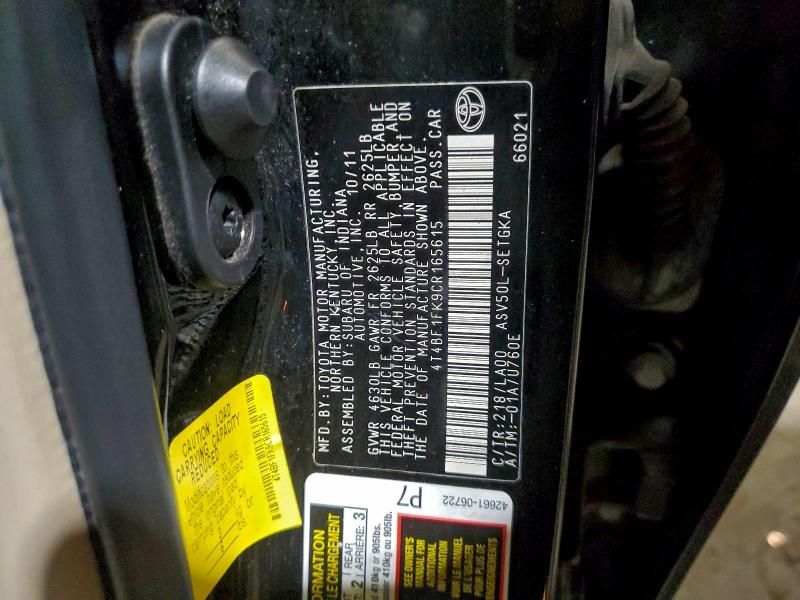 2012 Toyota Camry Base