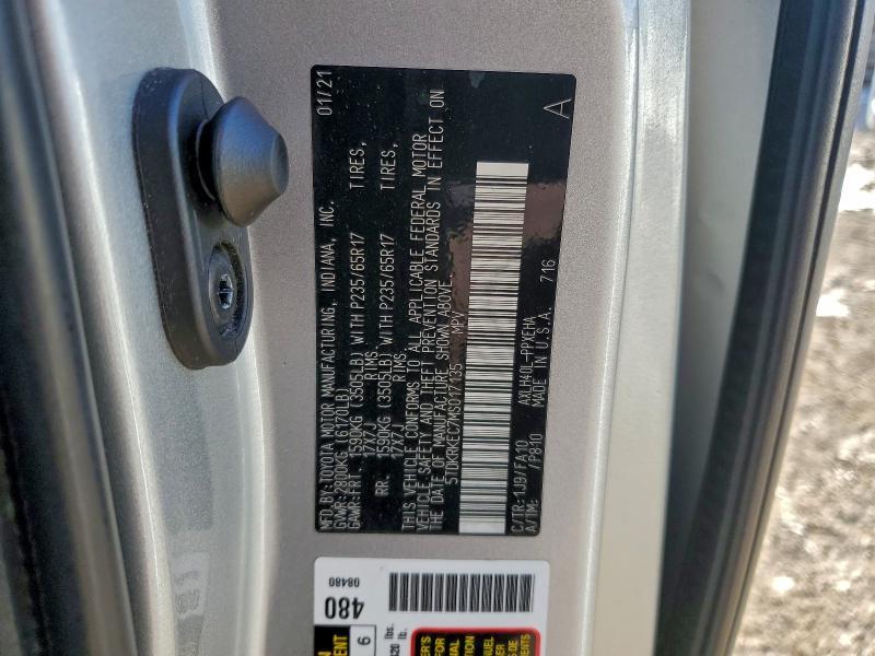 2021 Toyota Sienna le