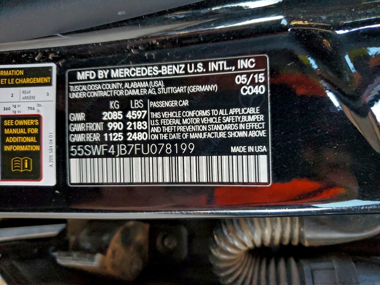 2015 Mercedes-Benz C300