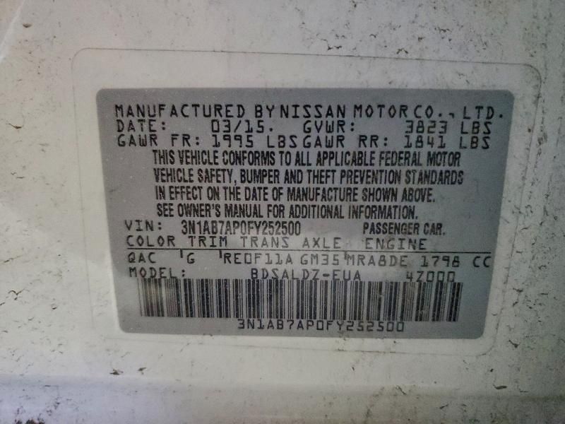 2015 Nissan Sentra s