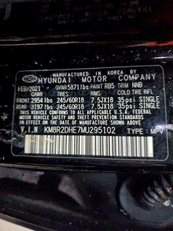 2021 Hyundai Palisade sel