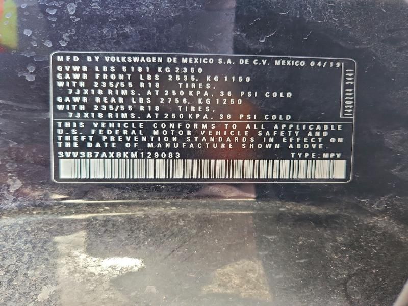 2019 Volkswagen Tiguan se