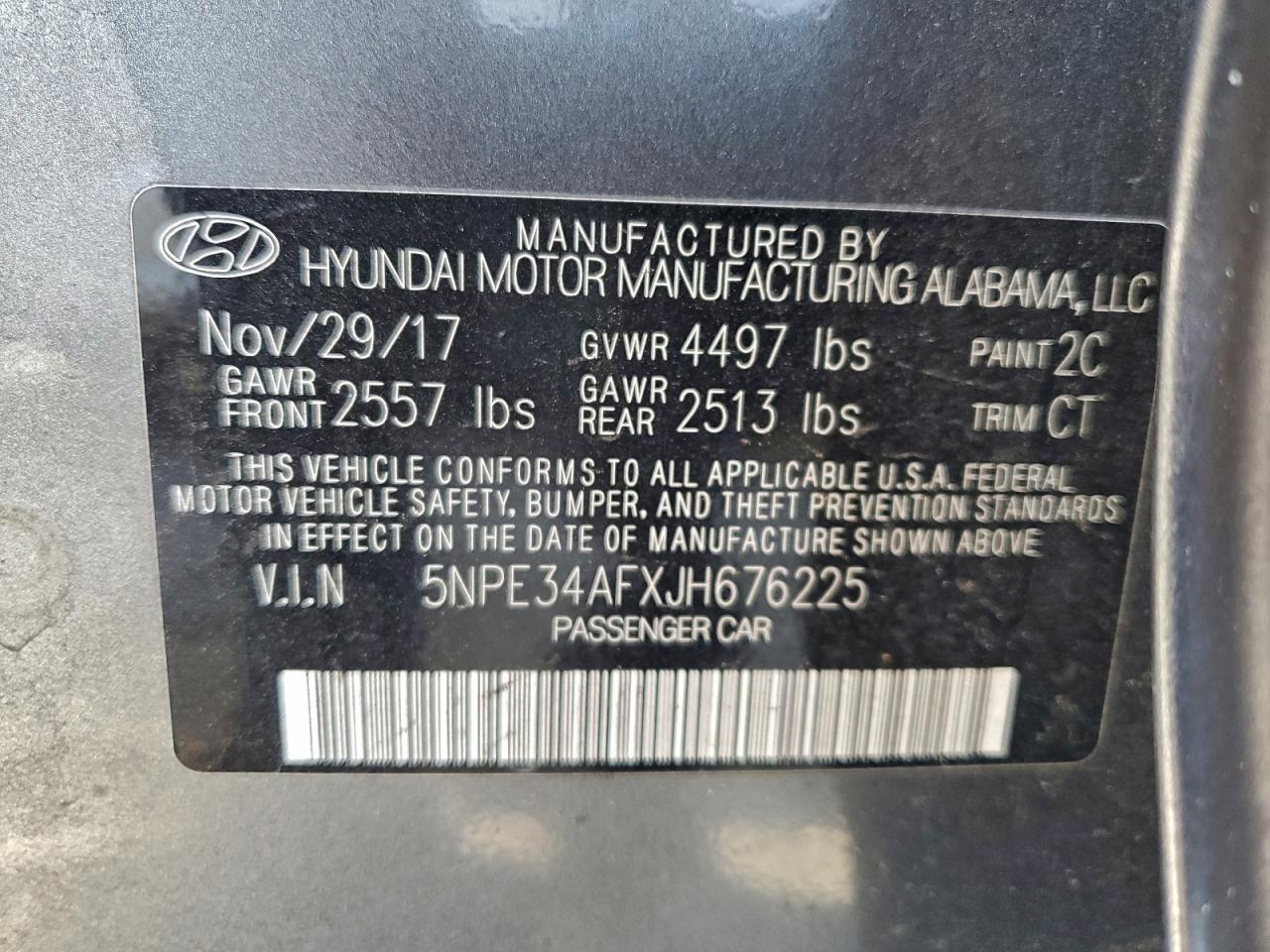 2018 Hyundai Sonata Sport