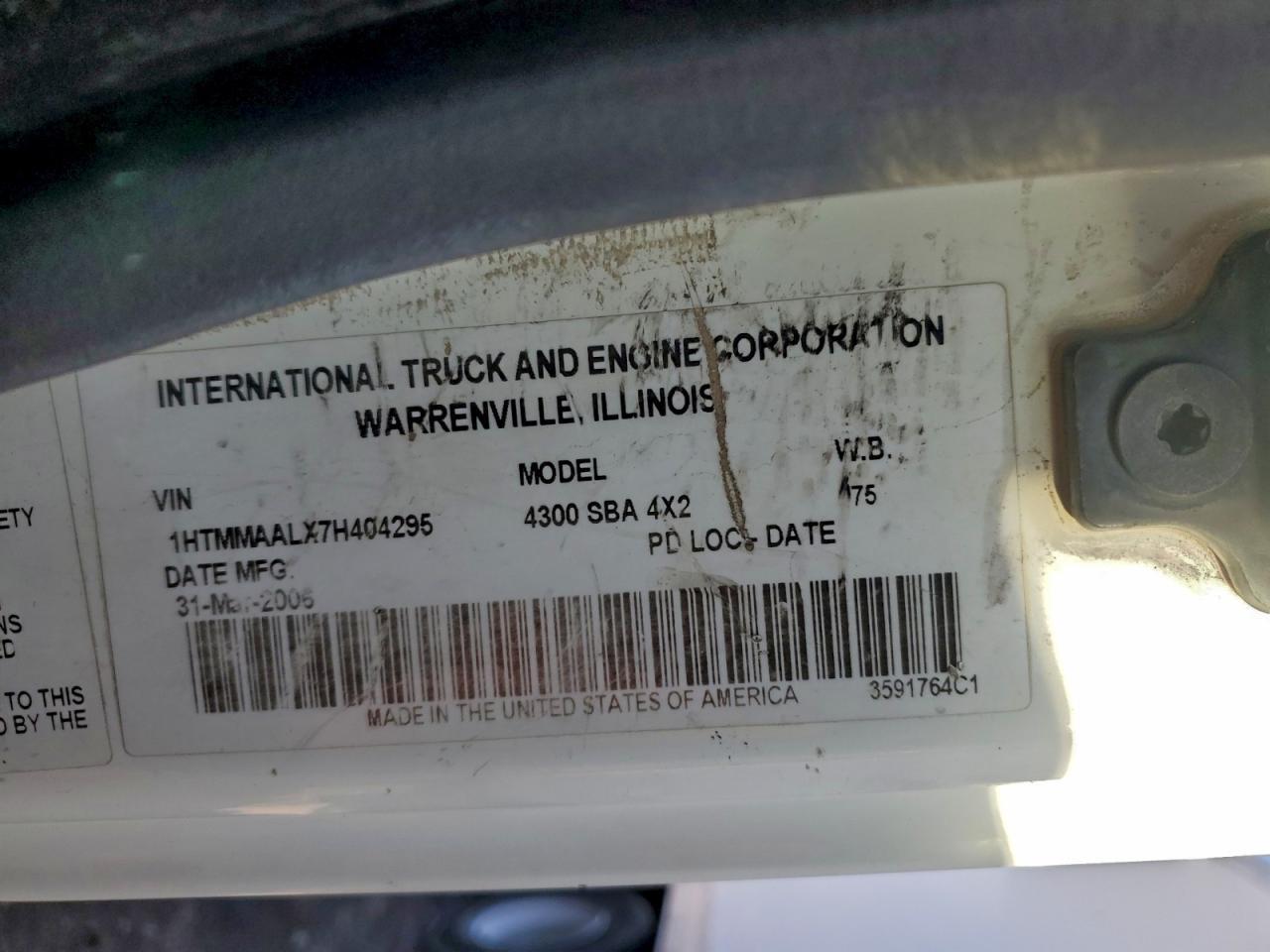 2007 International 4300 Septic Truck