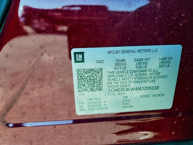 2021 Chevrolet Traverse rs