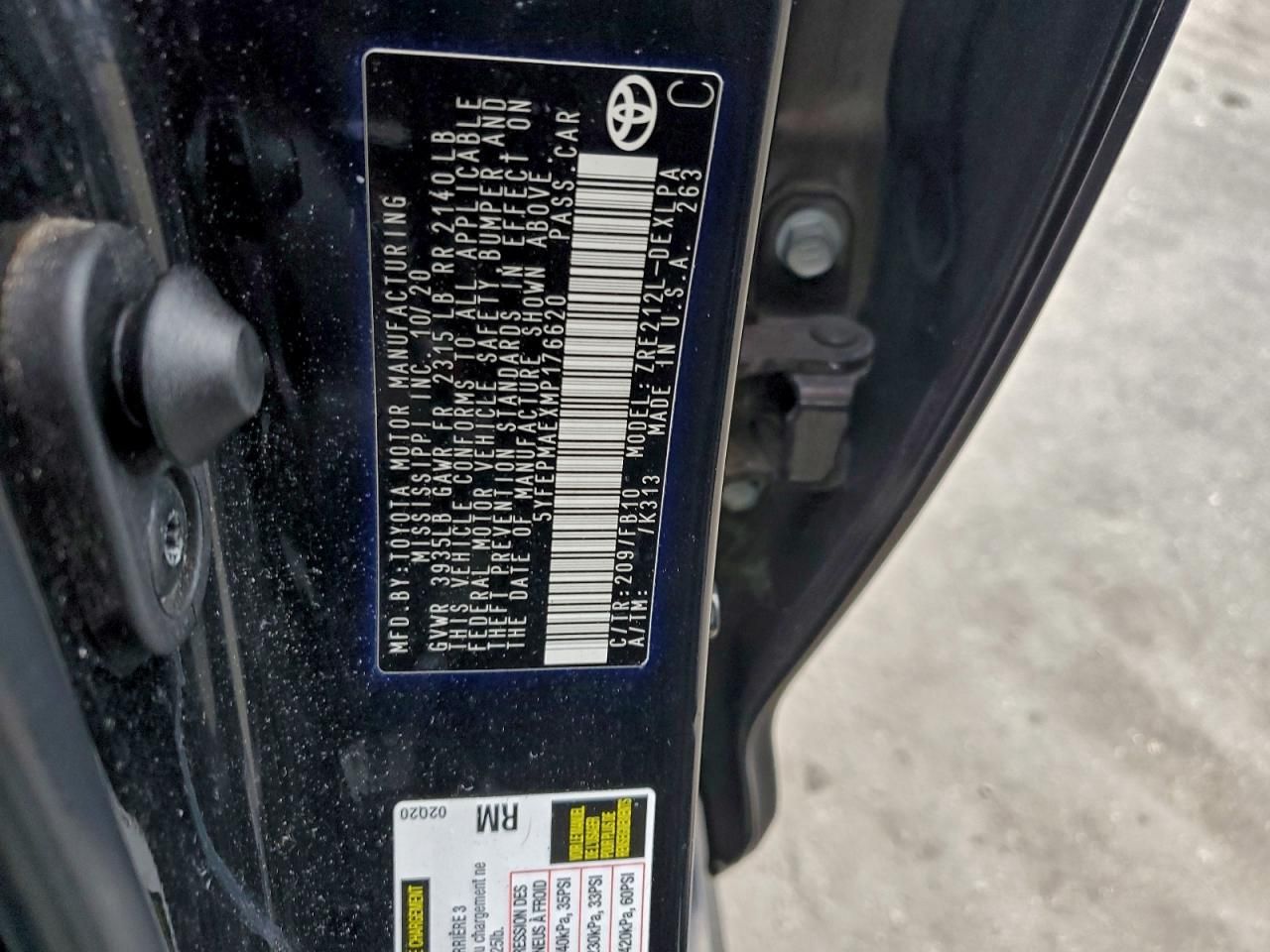 2021 Toyota Corolla le