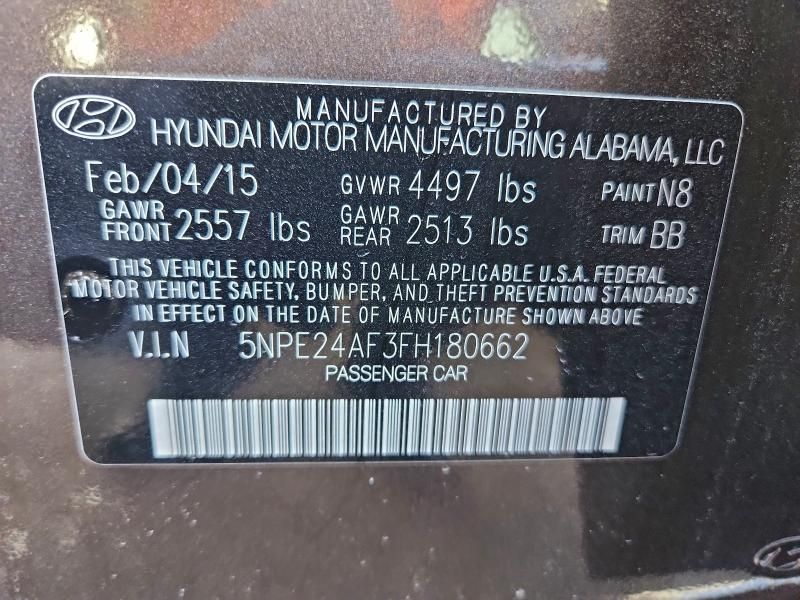 2015 Hyundai Sonata se