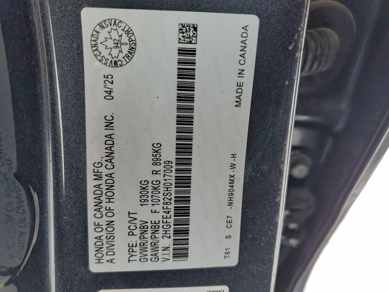 2025 Honda Civic Sport