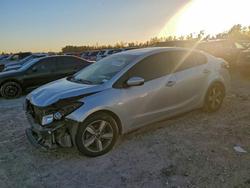 Salvage cars for sale from Copart Houston, TX: 2018 KIA Forte lx