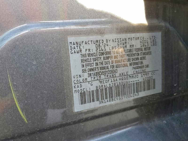 2025 Nissan Sentra sv