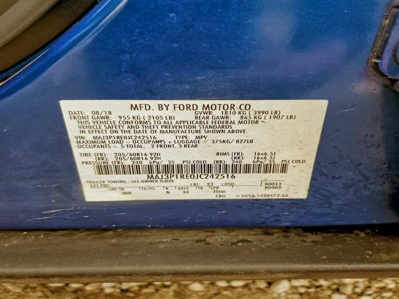 2018 Ford Ecosport s