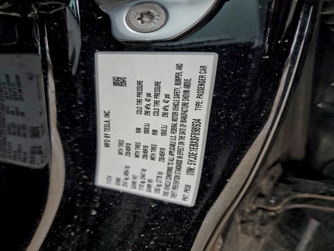 2025 Tesla Model 3