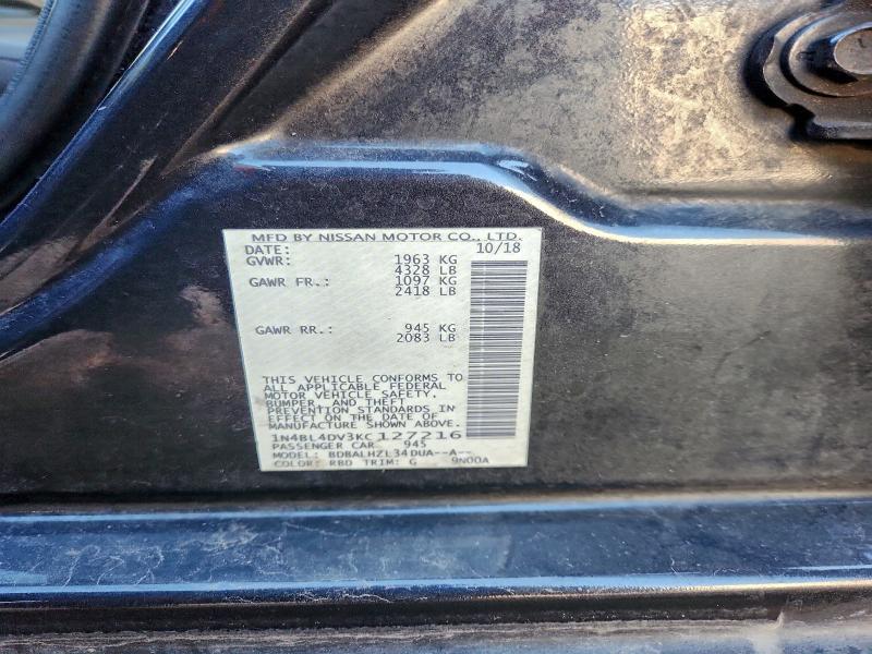 2019 Nissan Altima sv