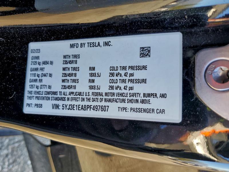 2023 Tesla Model 3
